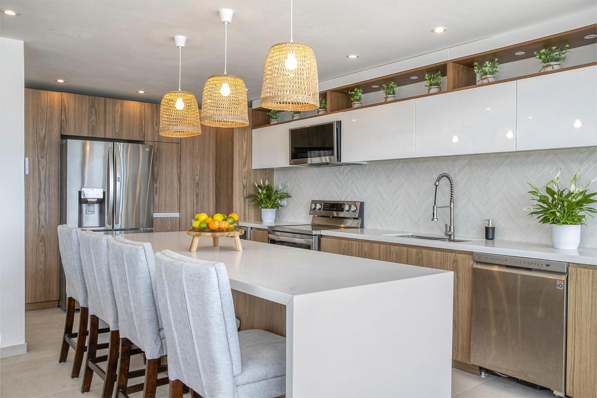 A louer villa 4 chambres Terres Basses Saint Martin_ Cuisine - 14